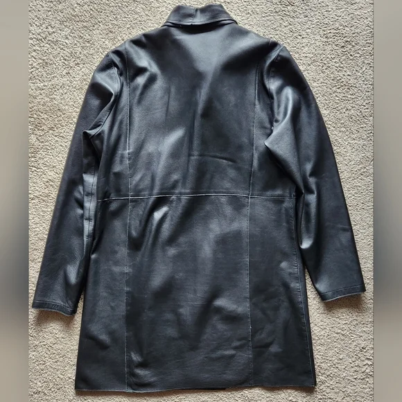 Ron Tomson Genuine Leather Rebel Jacket - Black Green